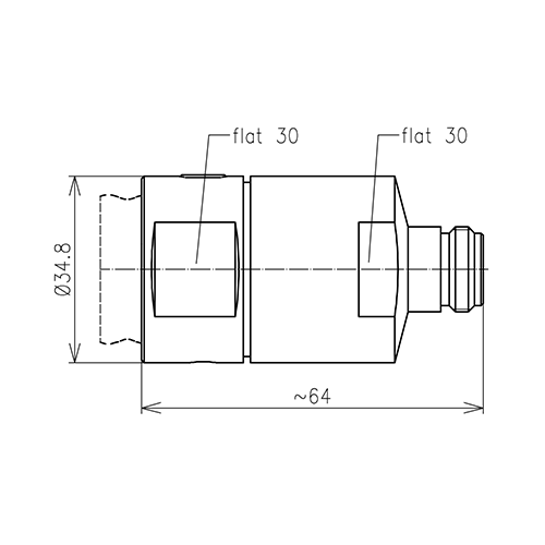 N Buchse Steckverbinder LF 7/8"-50 CAF® O-Ring Produktbild Side View L