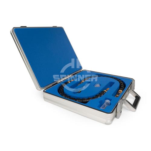 Flexible dielectric waveguide set R 740 60-90 GHz 2x500 mm EasySnake product photo Front View L