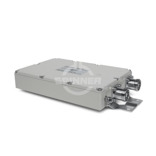 Multiband diplexer AWS/ PCS  1700/ 1800/ 1900/ 2100 MHz 7-16 female DC all product photo Front View L