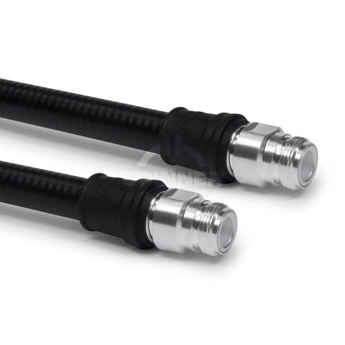 Coaxial jumper cable assembly SF 1/2"-50-PE N female N female 0.5 m product photo Front View L