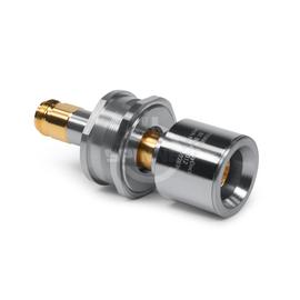 4.3-10 male push-pull bulkhead mounting to N female DC-6 GHz precision adapter EasyDock product photo