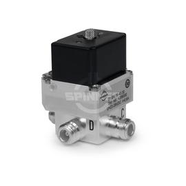 Coaxial 2-way switch (DPDT) 790 W DC-5 GHz 28 VDC N female latching product photo