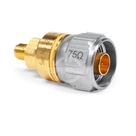 N male to 3.5 mm female (50 Ω/75 Ω) DC-20 GHz precision adapter product photo