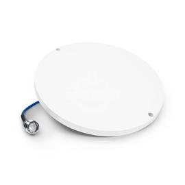 SISO 1-port thin H-Pol omni  in-building antenna 694-4000 MHz 6.0 dBi 360° 4.3-10 female, cable: blue, 30 cm product photo