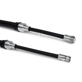 Coaxial hybrid jumper cable assembly SF 1/2"-50-PE-LF 7/8"-50-PE 4.3-10 male screw N male 7 m product photo
