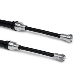 Coaxial hybrid jumper cable assembly SF 1/2"-50-PE-LF 7/8"-50-PE 7-16 female 4.3-10 male screw 10 m product photo