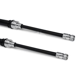 Coaxial hybrid jumper cable assembly SF 1/2"-50-PE-LF 7/8"-50-PE N male N male 6 m product photo