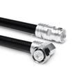 Coaxial jumper cable assembly SF 1/2"-50-PE 4.3-10 male right angle screw 4.3-10 female 2 m product photo