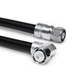 Coaxial jumper cable assembly SF 1/2"-50-PE 4.3-10 male right angle screw N male 2 m product photo
