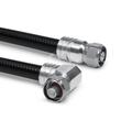 Coaxial jumper cable assembly SF 1/2"-50-PE N male N male right angle 0.5 m product photo