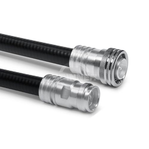 Cable coaxial confeccionado SF 1/2"-50-PE 4.3-10 clavija push-pull 4.3-10 enchufo 2 m Imagen del producto Front View L