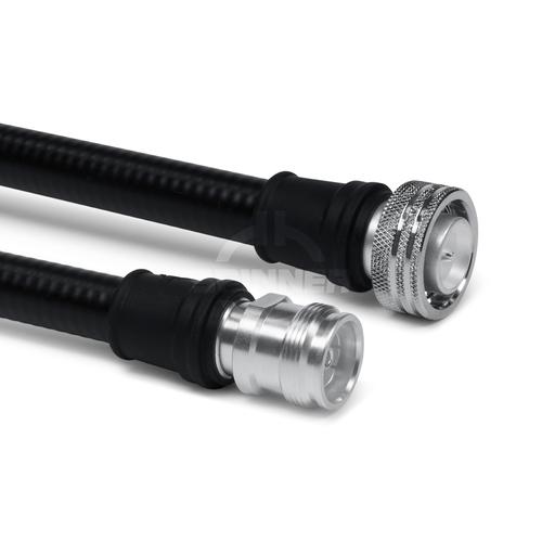 Cable coaxial confeccionado SF 1/2"-50-PE 4.3-10 clavija push-pull 4.3-10 enchufo 0.5 m Imagen del producto Front View L