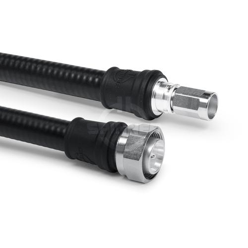 Cable coaxial confeccionado SF 1/2"-50-PE 4.3-10 clavija para atornillar NEX10® clavija para atornillar 4 m Imagen del producto Front View L