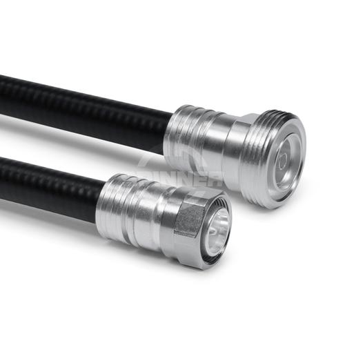 Cable coaxial confeccionado SF 1/2"-50-PE 7-16 enchufo 4.3-10 clavija para atornillar 1 m Imagen del producto Front View L