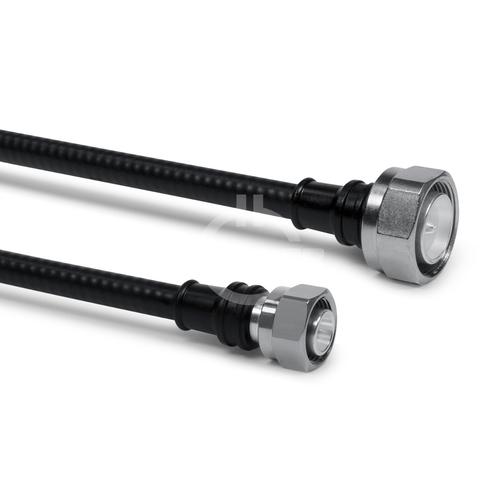 Cable coaxial confeccionado SF 1/4"-50-PE 4.3-10 clavija para atornillar 2.2-5 clavija para atornillar 1.5 m Imagen del producto Front View L