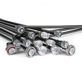 Cable coaxial confeccionado SF 3/8"-50-PE 4.3-10 clavija push-pull NEX10® enchufo 1 m Imagen del producto