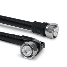 Cable coaxial confeccionado SF 1/2"-50-CPR 4.3-10 clavija para atornillar 4.3-10 clavija ángulo para atornillar 8 m Imagen del producto