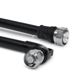 Cable coaxial confeccionado SF 1/2"-50-PE 4.3-10 clavija para atornillar N clavija ángulo 2 m Imagen del producto