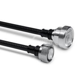 Cable coaxial confeccionado SF 1/4"-50-PE 7-16 enchufo 4.3-10 clavija para atornillar 1.5 m Imagen del producto