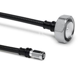Cable coaxial confeccionado SF 1/4"-50-PE 7-16 clavija NEX10® clavija para atornillar 3 m Imagen del producto