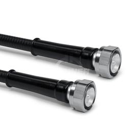 Cable coaxial confeccionado de medida SF 3/8"-50-PE 4.3-10 clavija para atornillar 4.3-10 clavija para atornillar 4 m módico IM (-165 dBc) Imagen del producto