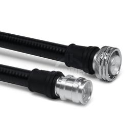 Câble coaxial préfabriqué SF 1/2"-50-PE 4.3-10 fiche mâle push-pull 4.3-10 jack 0.5 m Image du produit  