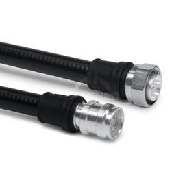 Câble coaxial préfabriqué SF 1/2"-50-CPR 4.3-10 fiche mâle à vis 4.3-10 jack 12 m Image du produit  