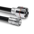 Câble coaxial préfabriqué SF 1/2"-50-CPR-LF 7/8"-50-CPR cable clamp 4.3-10 fiche mâle à vis LF 7/8" (50 Ω) 1 m Image du produit  