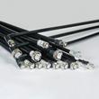 Câble coaxial préfabriqué SF 1/2"-50-PE-LF 7/8"-50-PE cable clamp 4.3-10 fiche mâle à vis LF 7/8" (50 Ω) 0.5 m Image du produit  